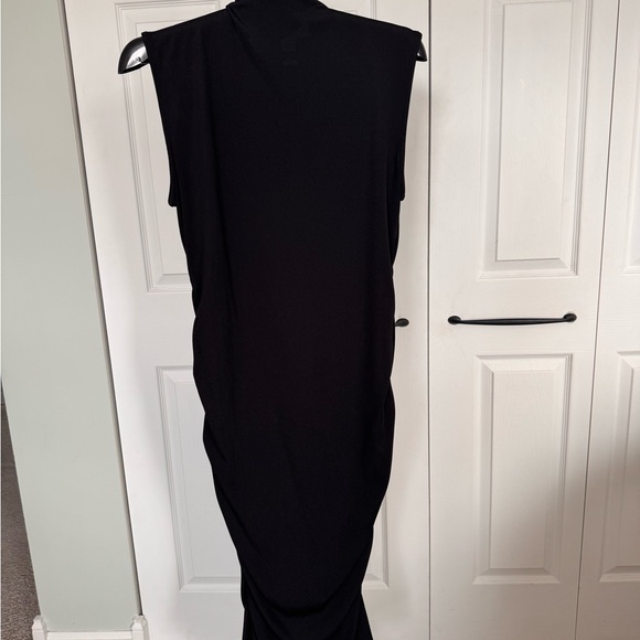 Almost Famous Ruched-Side Mock Neck Dress - Picture 3 of 4